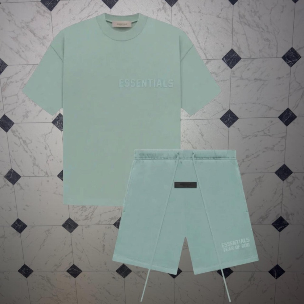Fear of God Essentials Sycamore Set Tee Shirt Shorts NWT SIZE M